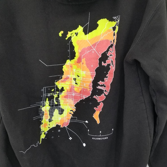 Unhappy by Lil Pump Esskeetit Long Sleeved Hooded Sweatshirt Size Medium - Picture 4 of 6